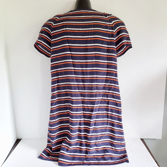 J. CREW Striped Silk Tunic Shift Dress 4 - Picture 5 of 10